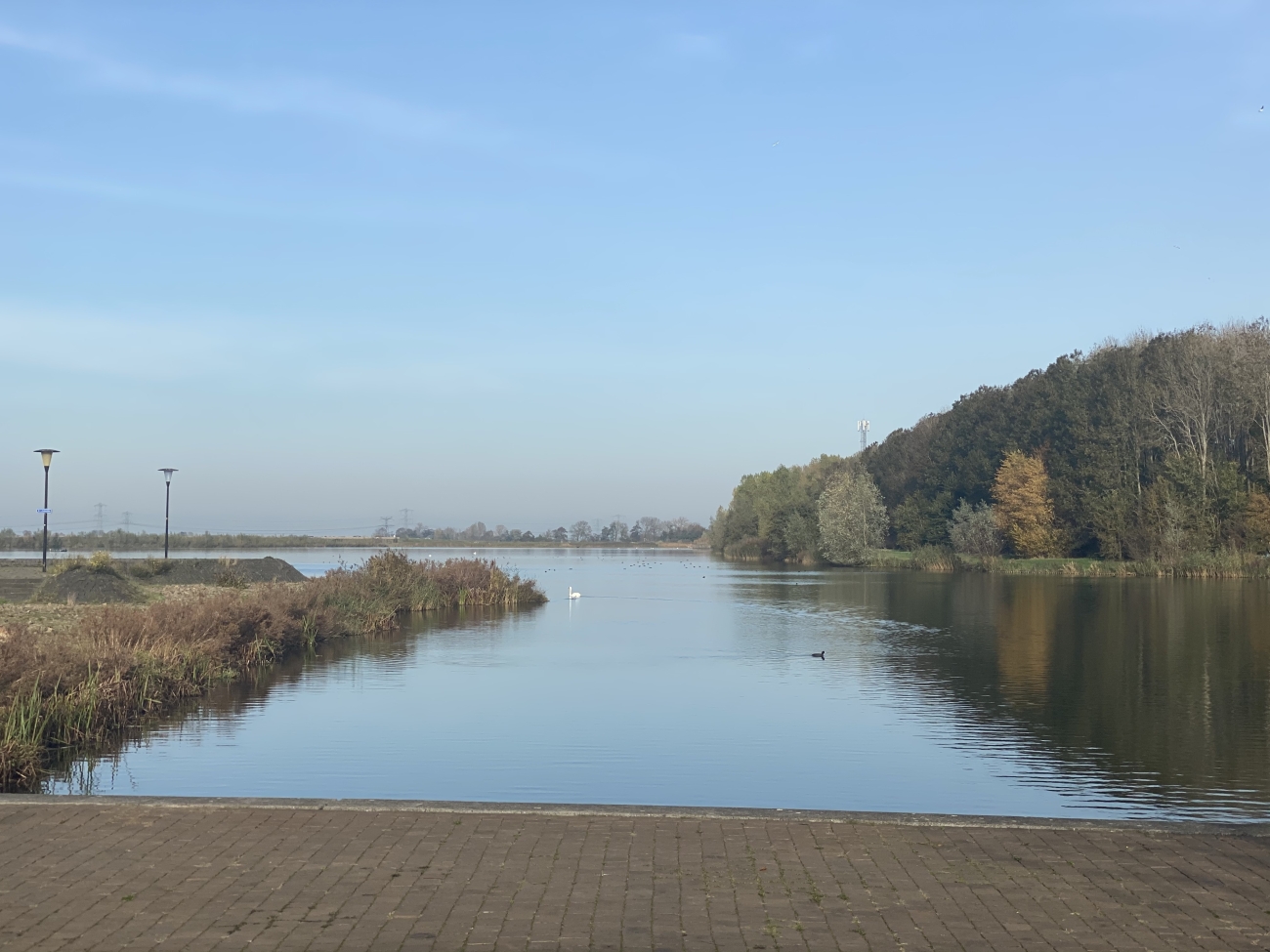 Doorkijkje naar Milligerplas