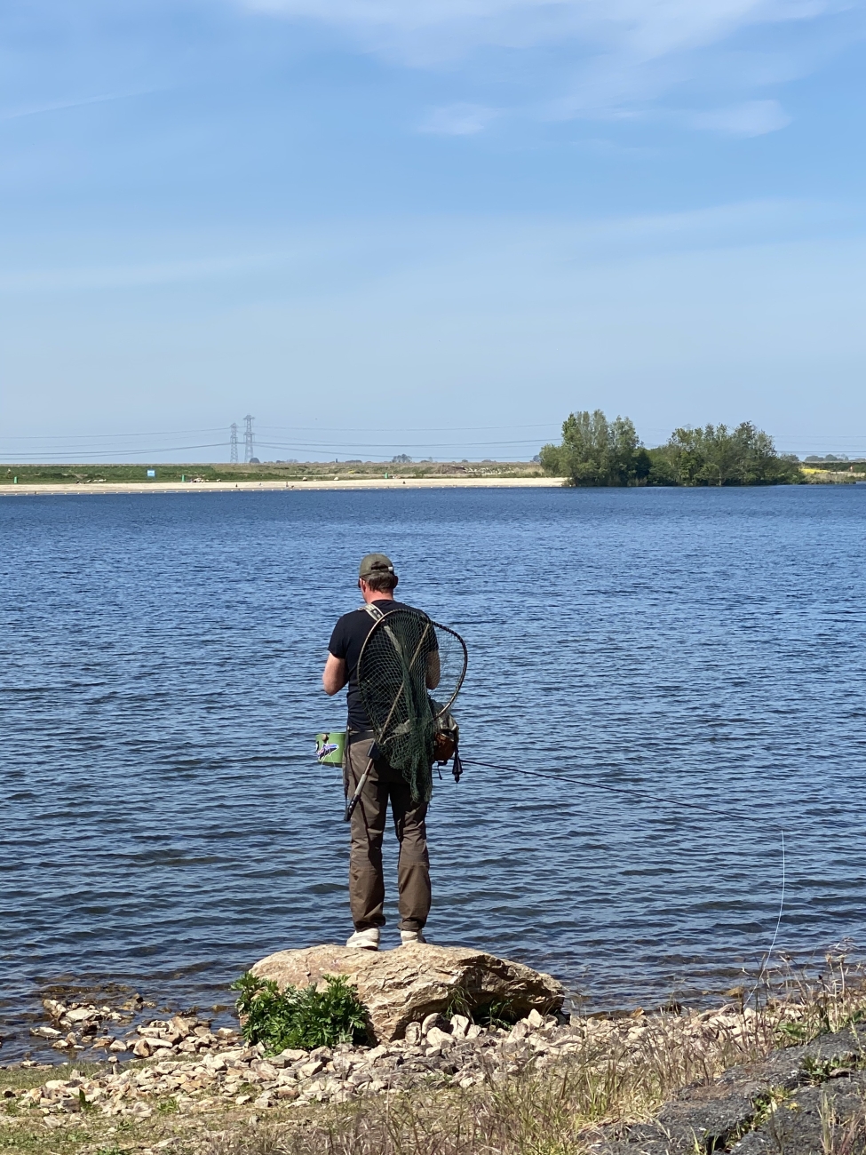 Vissen op de Milligerplas