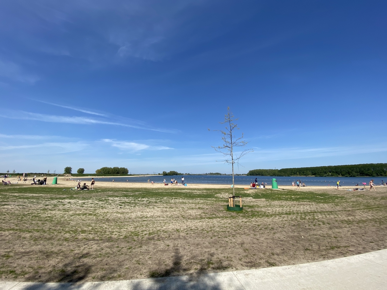 Strandplezier ondanks Corona Milligerplas