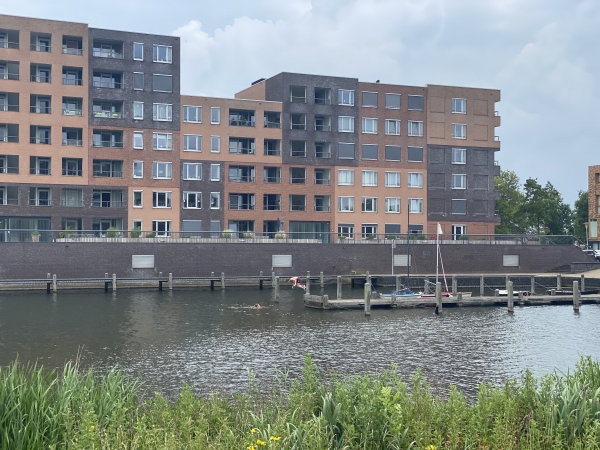 Zwemmen in de haven van Stadshagen