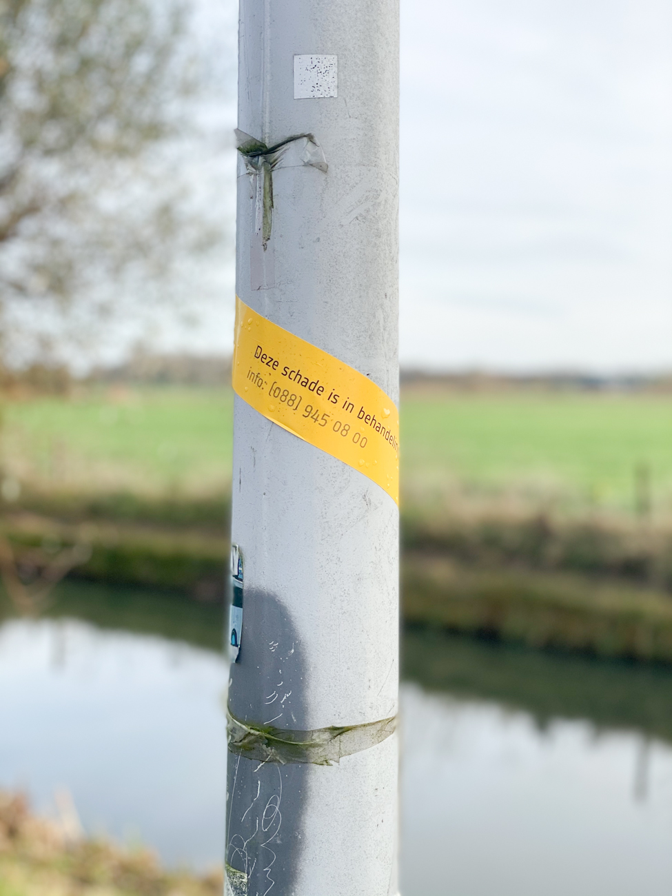 Schade is in behandeling