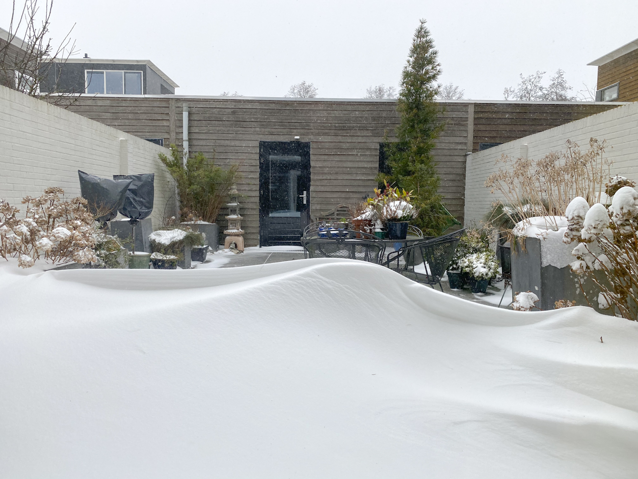 Sneeuw in Stadshagen