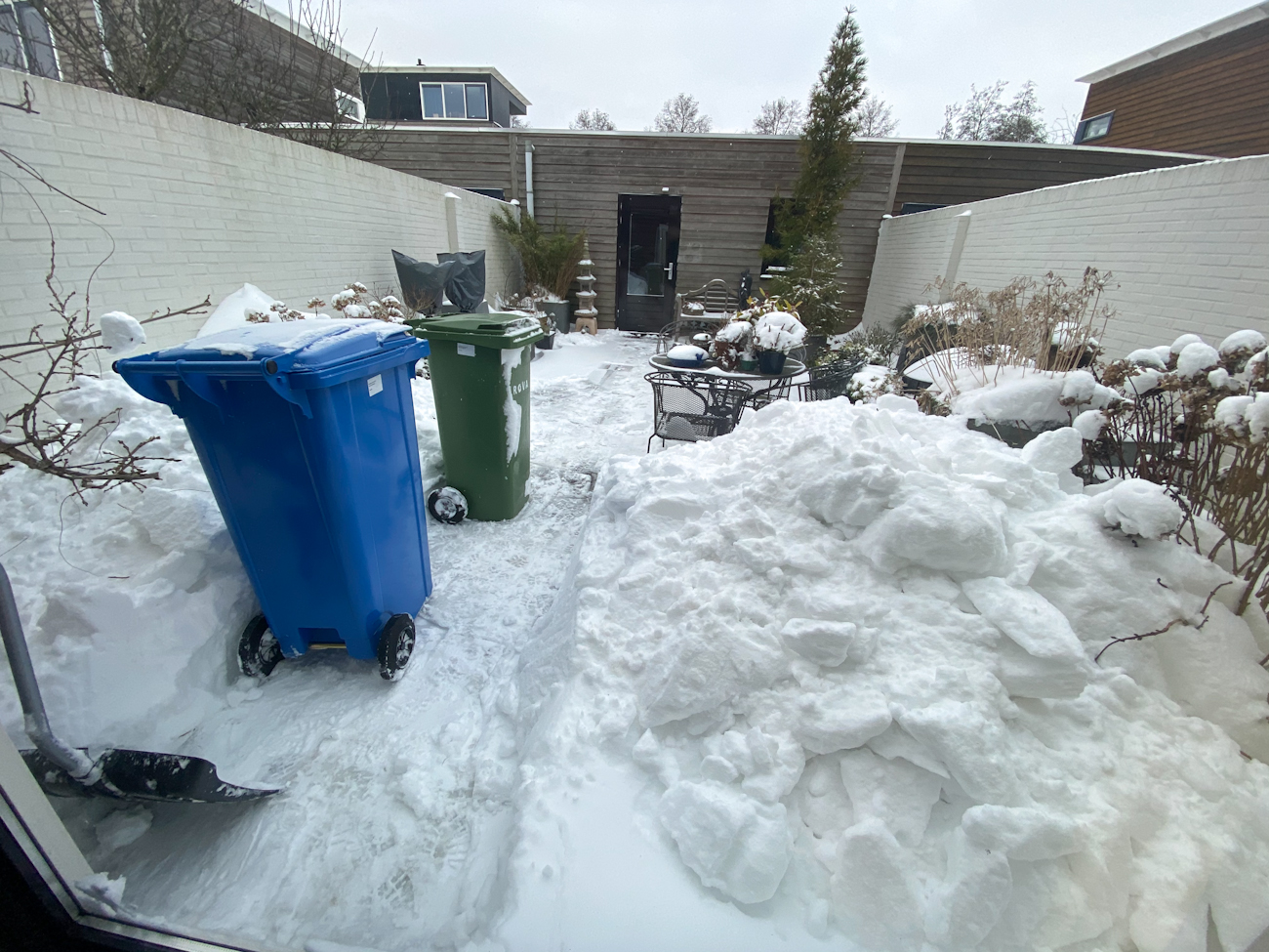 Sneeuw in Stadshagen