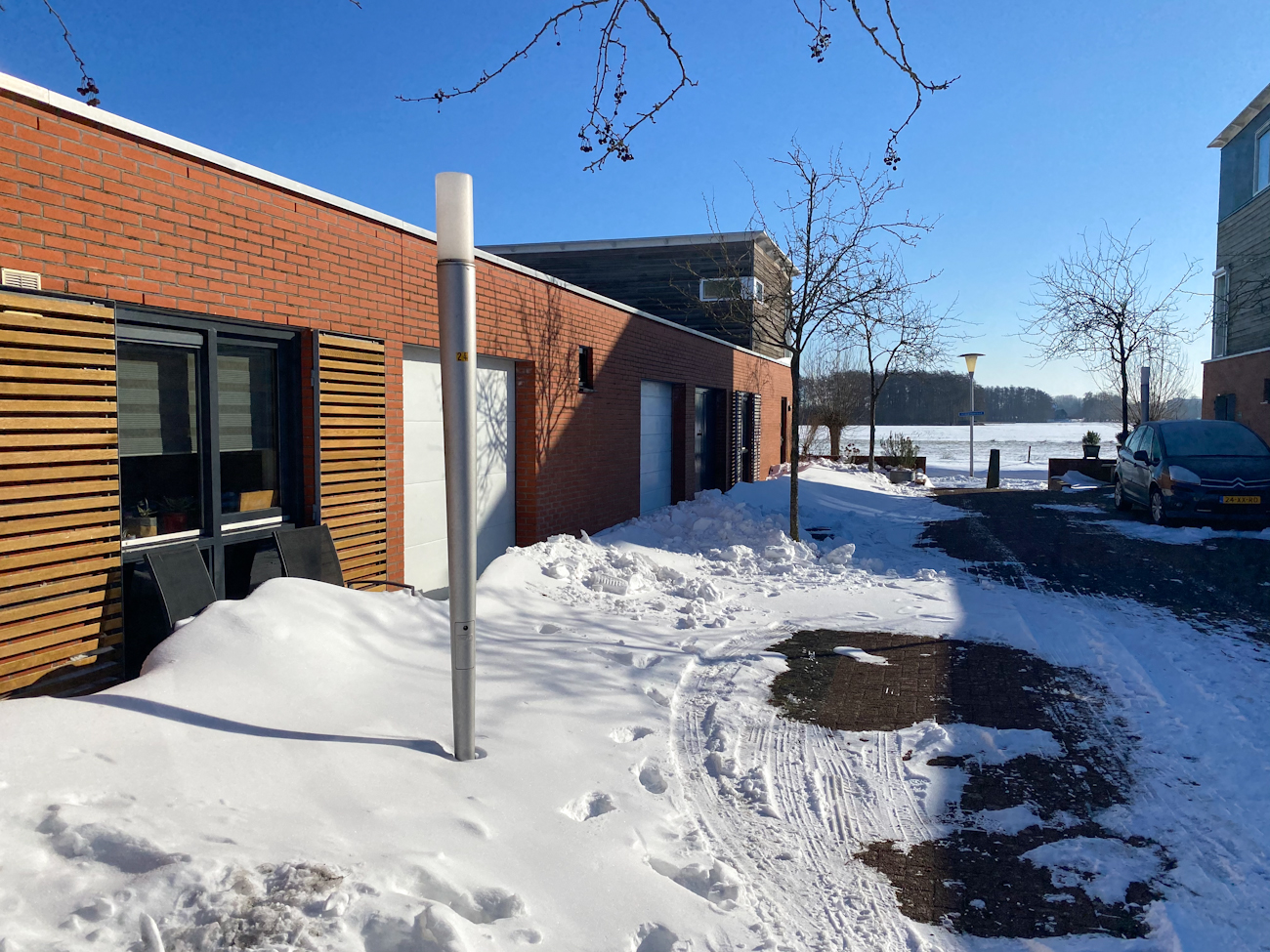 Sneeuw in Stadshagen