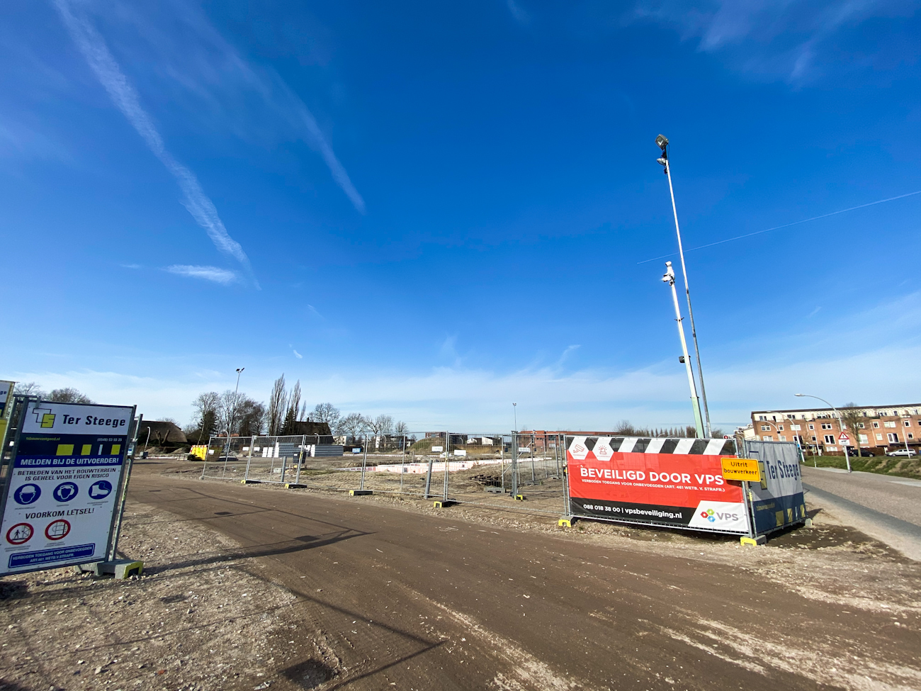 Nieuwe wijk in aanbouw